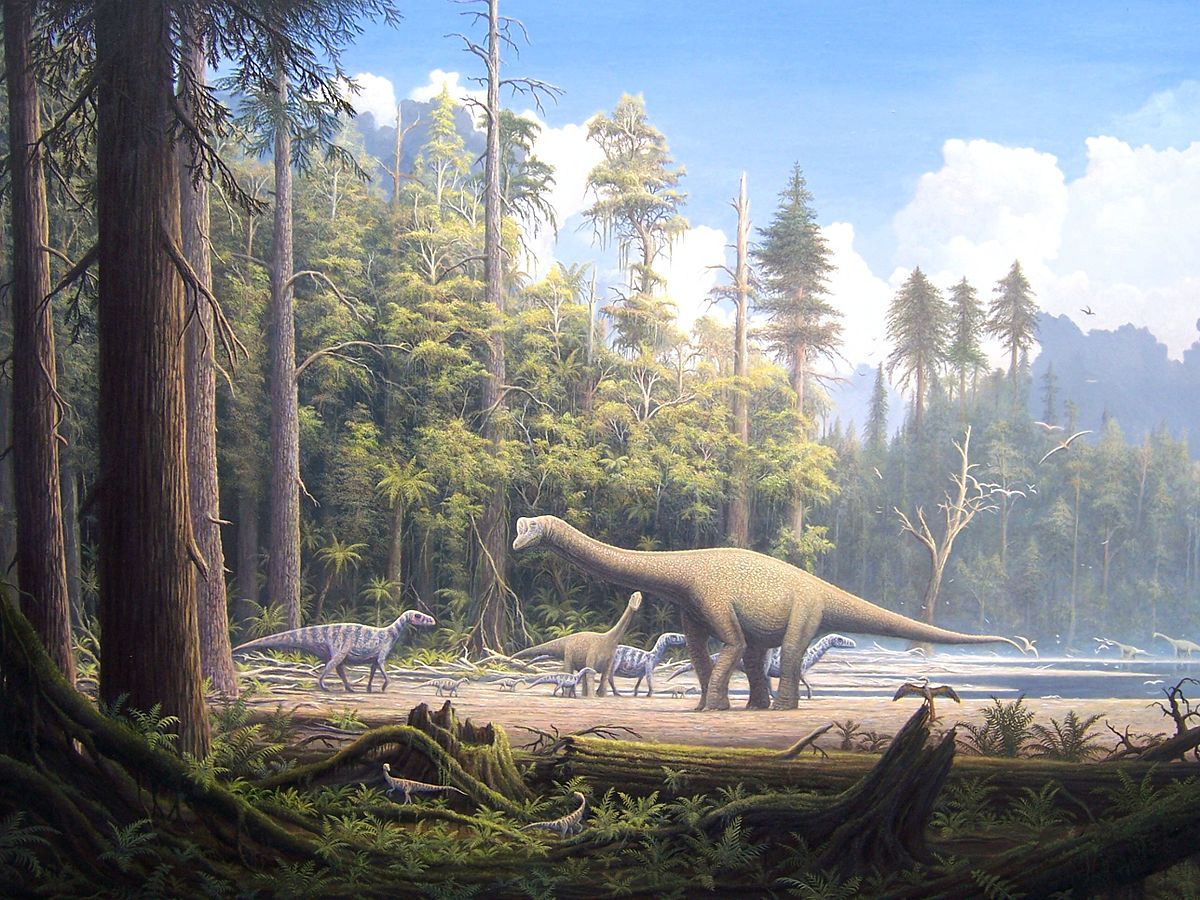 Interpretation of the Mesozoic period. Photo credit: Gerhard Boeggemann